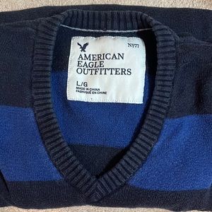 AE Sweater (SizeL) & Hollister Henley (Size M) & Hollister Long Sleeve (Size M)